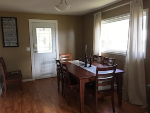 dining area off main entry