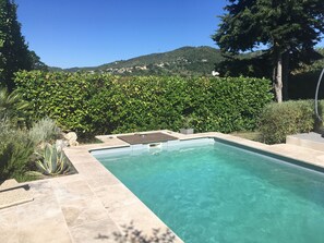 View form the pool