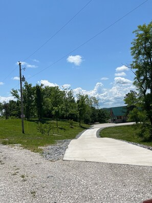 Concrete driveway 