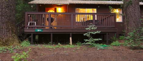 Come home to our cozy cabin in the trees!