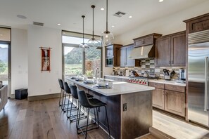 Gourmet Kitchen with Plenty of Natural Light