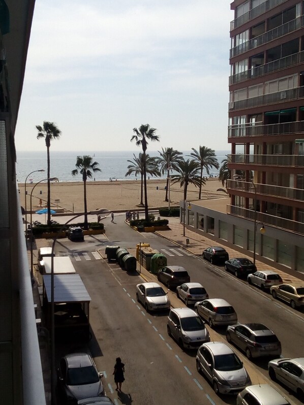 Vista a la playa o el mar