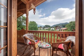 Ferienwohnung Wilder Kaiser, 55qm, Balkon-Balkon mit Aussicht