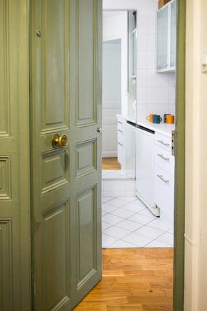 L’entrée à l’appartement