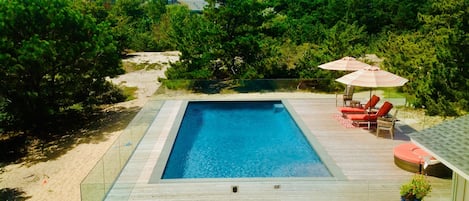 Private pool nestled in the Dunes