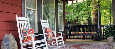 Relax all Day on Prime Front Porch Living.