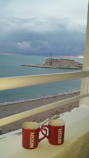 Vue sur la plage/l’océan