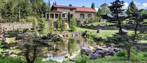 Lake front main house