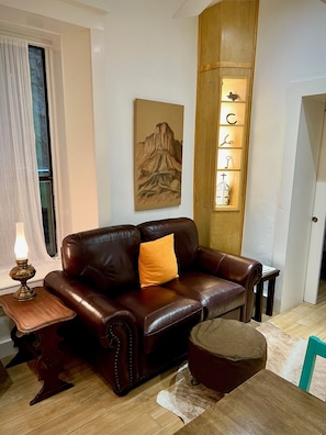 Living room at Marfa House Fronteriza