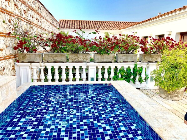 Private Rooftop Terrace with Splash Pool