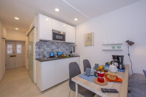 Kitchen and dining area