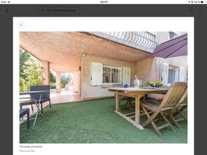 Outdoor dining