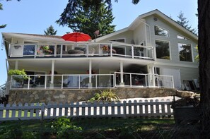 A SWAN'S POND
Back Yard and Deck