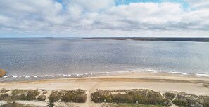 Utsikt mot havet/stranden