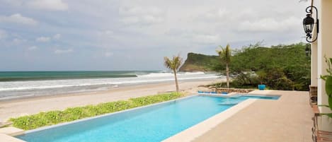 Pool overlooking the ocean