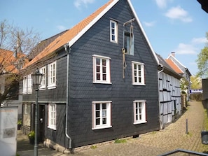 Fassade der Unterkunft