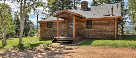 Lovely historic cabin in town- walkable to parks, shops, and restaurants!