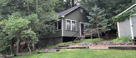 cabin view from picnic area