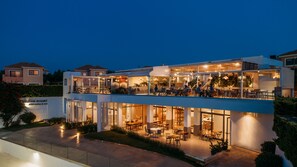 Front of property – evening/night