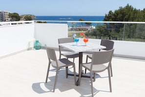 Blick vom Balkon