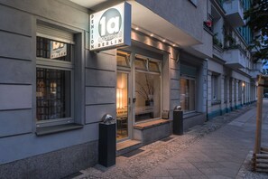 Front of property – evening/night