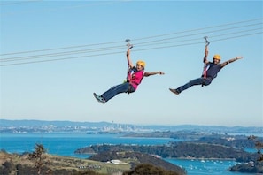 Zip-lining