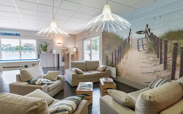 Lobby sitting area
