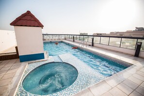 Rooftop pool