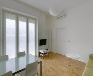 Blick vom Balkon