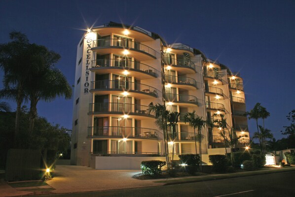Front of property – evening/night