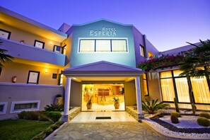 Front of property - evening/night
