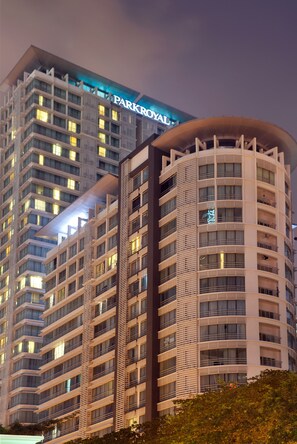 Front of property – evening/night
