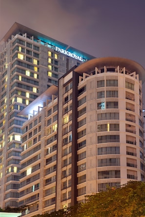 Front of property – evening/night