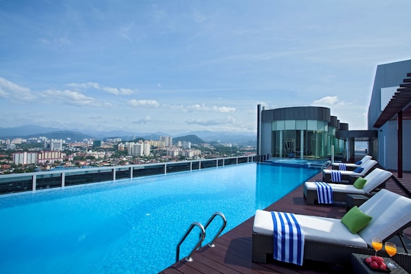 Pool auf dem Dach