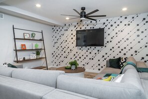 Spacious and inviting, this open-concept living area is perfect for relaxing and entertaining with plenty of room to gather.