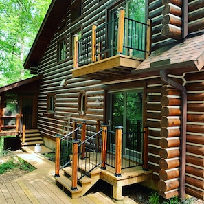 South side of home, gas grill in the screened porch 