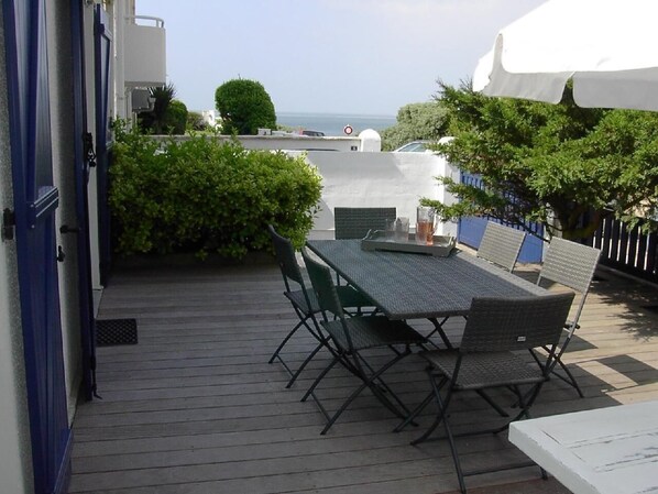 Terrasse vue mer
