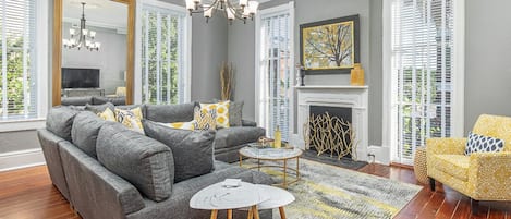 Whitaker by Design Grand Living Area, Chic Details