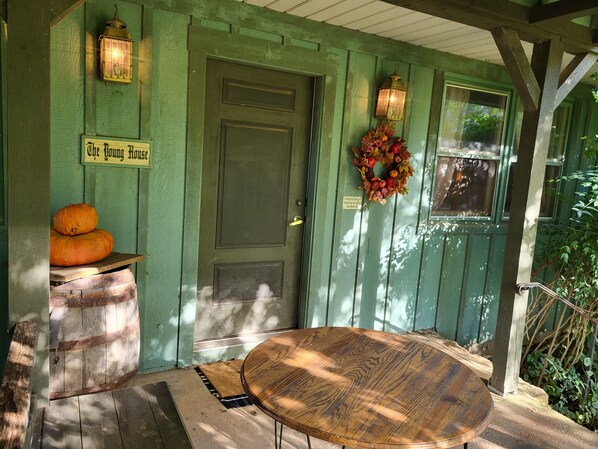 Entry to Unit A: Cozy Studio Retreat