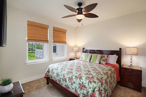 Primary bedroom with TV