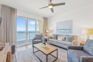 Living Area with Balcony