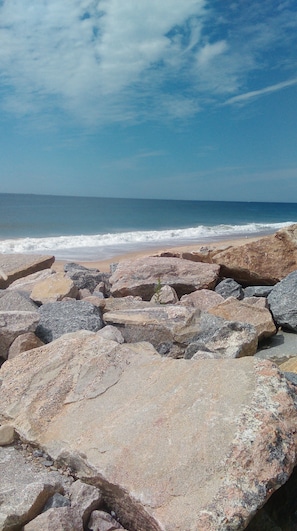 ocean view from the fire pit