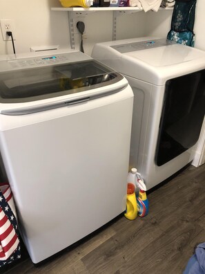 Washer and dryer