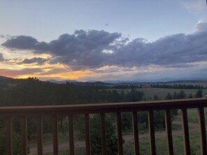 Sit back and take in the beautiful sunrises and sunsets from the porch. 