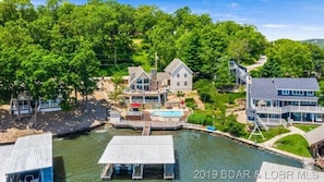 Pool House Villa in Osage Beach!! Location!! Views!! Private Dock!! 