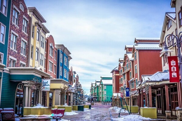 Park City main street is just a short drive from the home.