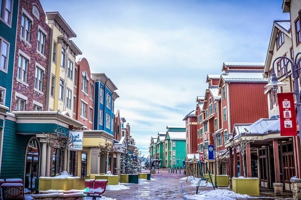 Park City main street is just a short drive from the home.