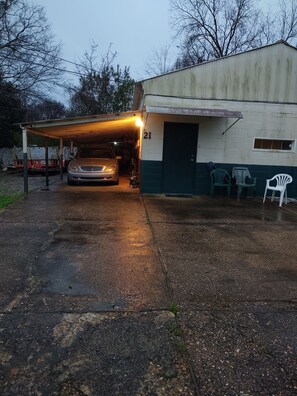 Lighted Car Port