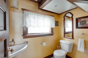 Main floor half bath