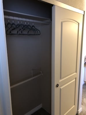 Closet space.